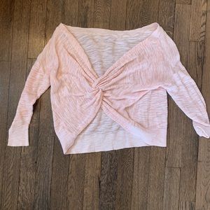EXPRESS Blush Twist Back Sweater
